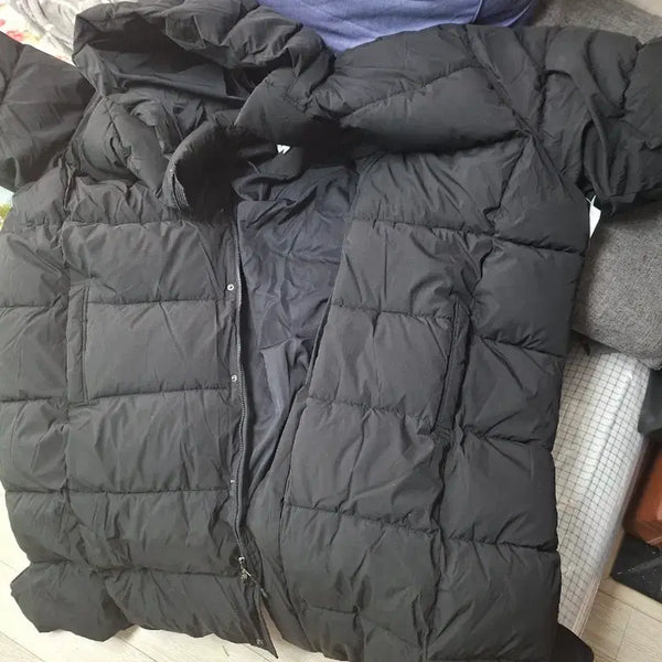 [BUNJANG] Amazon Essentials Long Parka Black 6XL / 아마존 에센셜 롱파카 6x