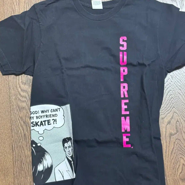 [BUNJANG] Supreme Black T-Shirt M / 슈프림 검정 티 m