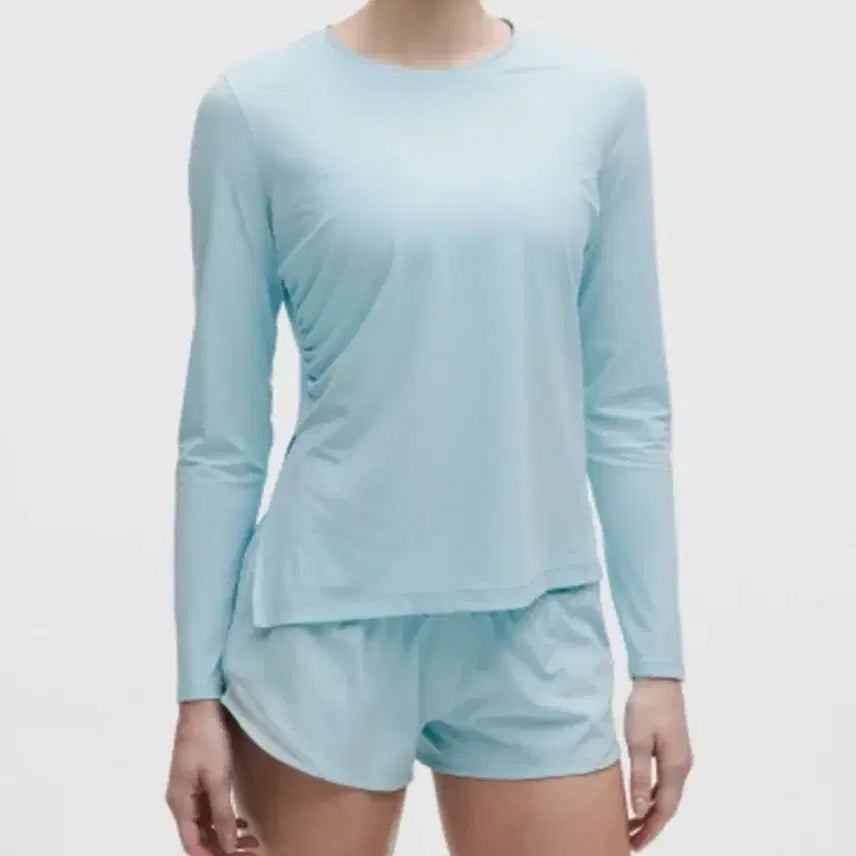 [BUNJANG] Lululemon Side Lucid Running Long Sleeve Shirt / [새상품] 룰루레몬 사이드 루시드 러닝 롱슬리브 셔츠