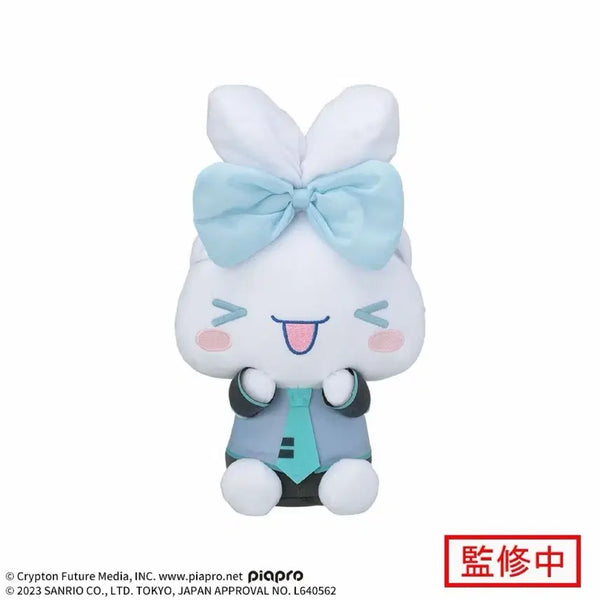 [BUNJANG] Hatsune Miku x Cinnamoroll Collaboration M Size Plush Doll / 하츠네 미쿠 시나모롤 리본 M 누이 인형