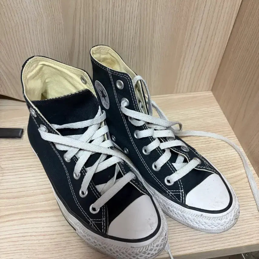 [BUNJANG] Converse Chuck Taylor All Star Black High Top (230) / 컨버스 척테일러 올스타 블랙 하이탑 230