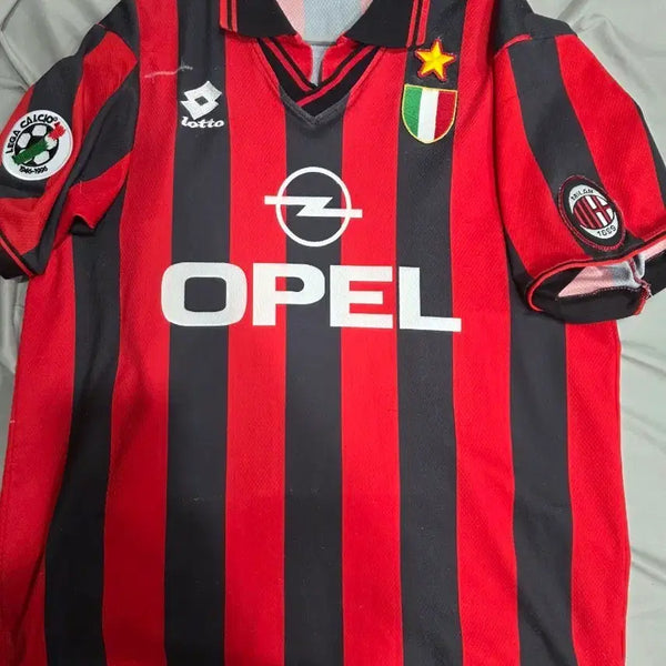 [BUNJANG] AC Milan 1996-97 Home Jersey Paolo Maldini / 96-97 AC밀란 홈 말디니