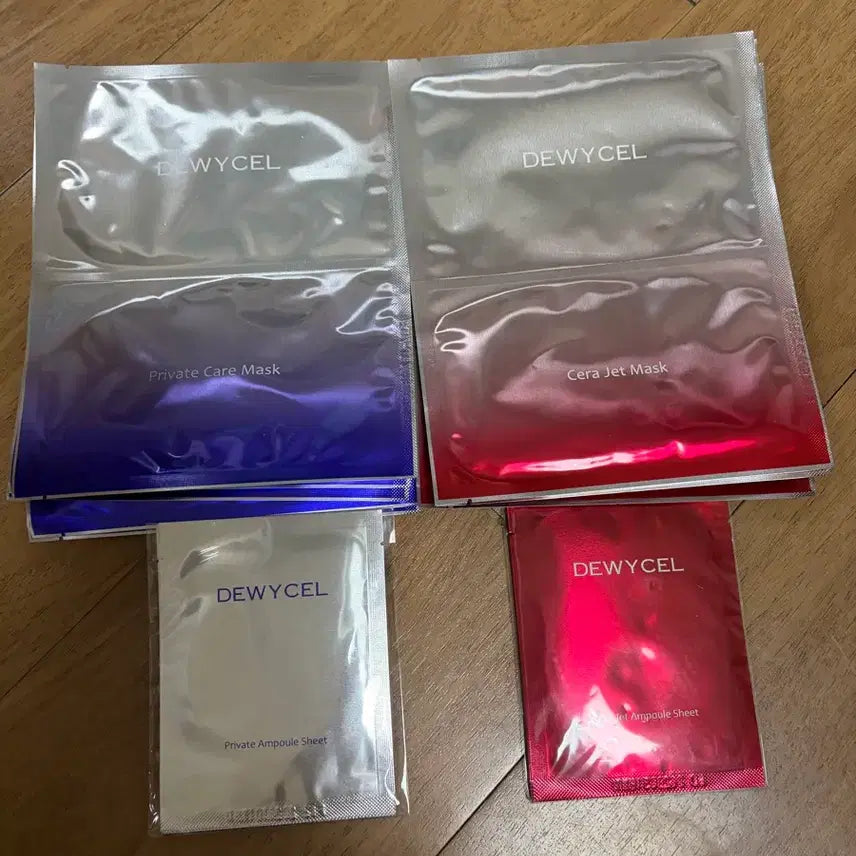 [BUNJANG] Dewycel Private Mask (5 Sheets) + Cerajet Mask (5 Sheets) + Ampoule Sheet Set / 듀이셀 프라이빗마스크(5매)+세라젯마스크(5매)+앰플시트 판매