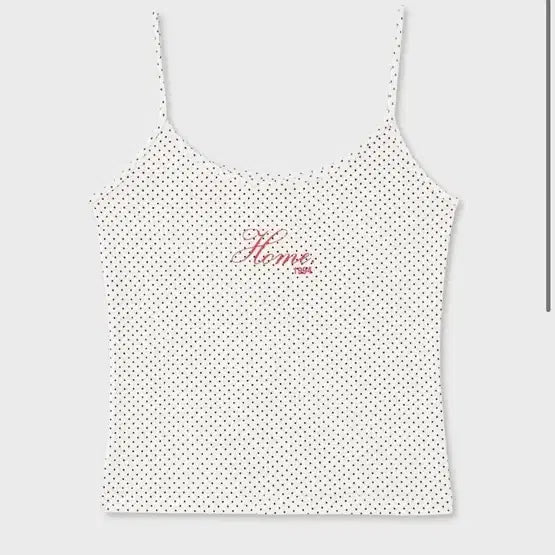 [BUNJANG] Homebodythings Classic Dot Tank Top Ivory / 홈바디띵즈 클래식 도트 탱크탑 아이보리