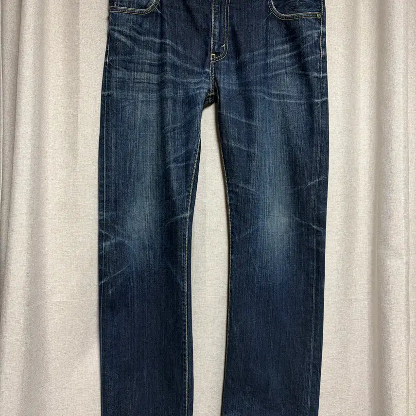 [BUNJANG] Levi's 523 Washed Straight Denim Pants W34 / 리바이스 523 스트레이트 워싱 데님 팬츠 W34