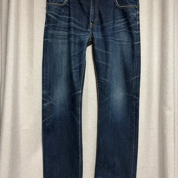 [BUNJANG] Levi's 523 Washed Straight Denim Pants W34 / 리바이스 523 스트레이트 워싱 데님 팬츠 W34