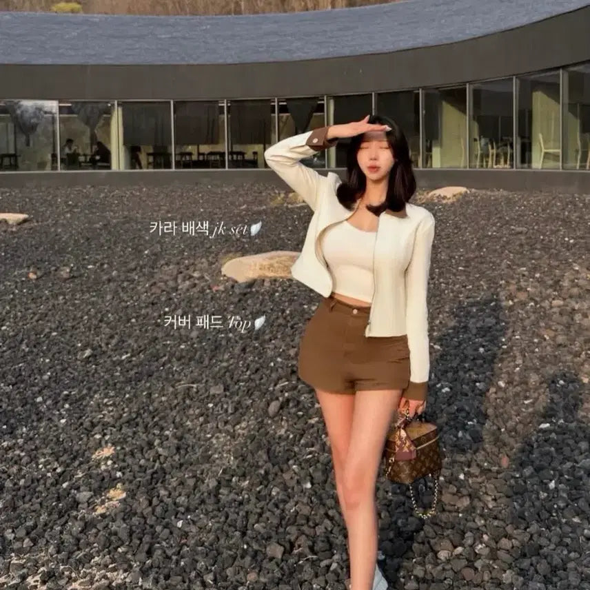 [BUNJANG] Judith Leiber Set Jacket & Shorts / (새상품) 쥬디스태화 수입의류