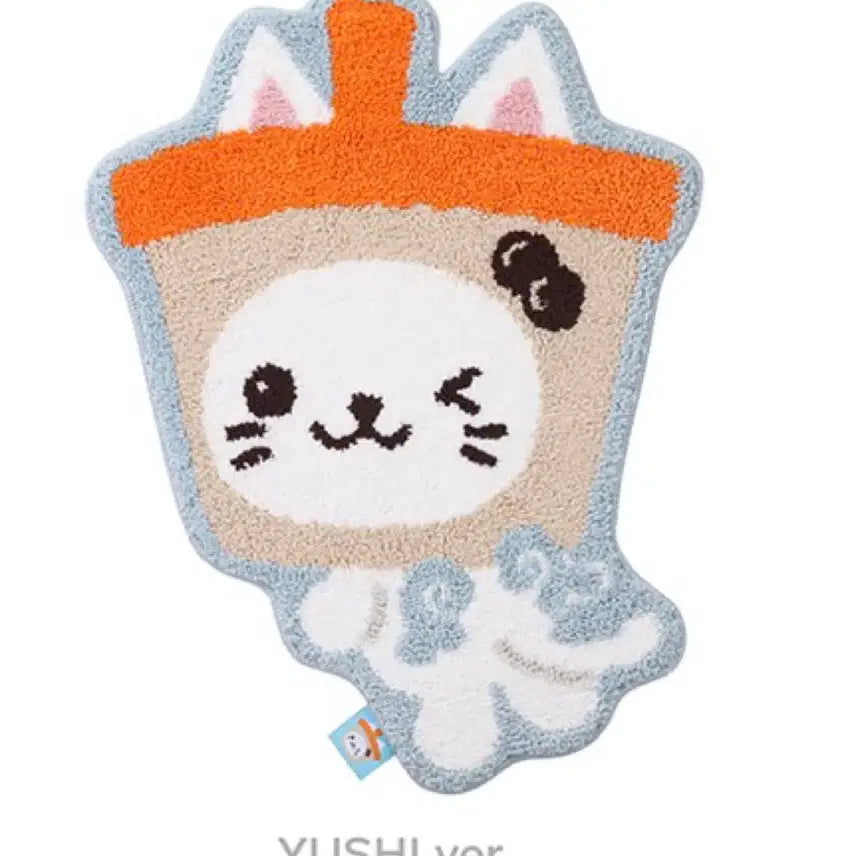 [BUNJANG] NCT WISH Yushi Bubble Cat Rug / [당일발송] 엔시티 위시 오드투러부 유우시 버블냥 러그 새상품