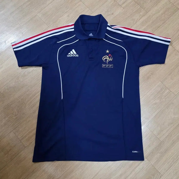 [BUNJANG] Adidas France National Team FFF Uniform Polo Shirt / 아디다스  프랑스 국대FFF   유니폼   폴로티