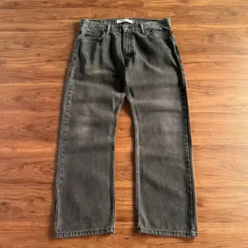 [BUNJANG] Levi's 505 Black Blue Straight Denim Pants Size 36 / [36]리바이스 505 흑청 스트레이트 데님 팬츠