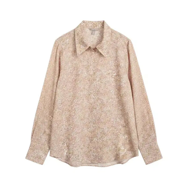 [BUNJANG] H&M Floral Poly Blouse Shirt - Vintage King / 여성L/ H앤M 플로럴 폴리 블라우스 셔츠 빈티지킹