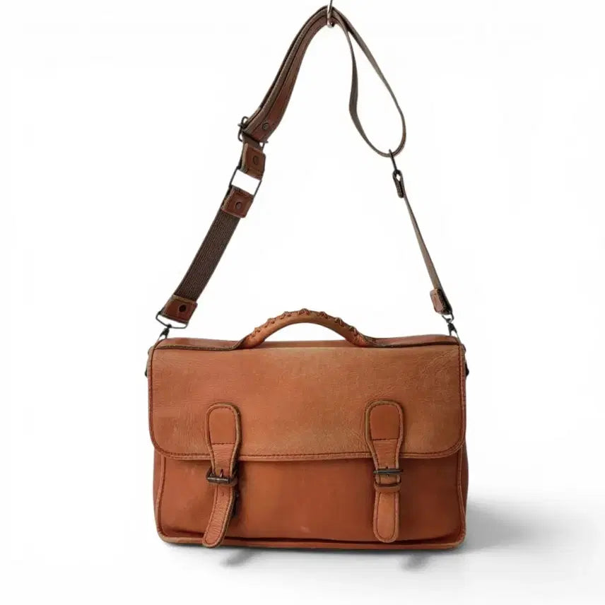 [BUNJANG] Yoshida Porter Baron Calfskin Leather 2-Way Shoulder Bag / 요시다 포터 바론 소가죽 2way 숄더백