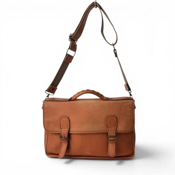 [BUNJANG] Yoshida Porter Baron Calfskin Leather 2-Way Shoulder Bag / 요시다 포터 바론 소가죽 2way 숄더백