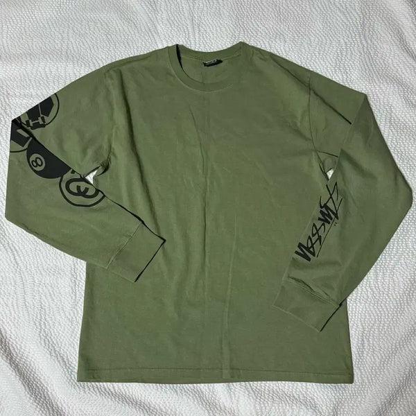 [BUNJANG] Stussy 8 Ball Long Sleeve T-Shirt / 스투시 롱슬리브 (급처)