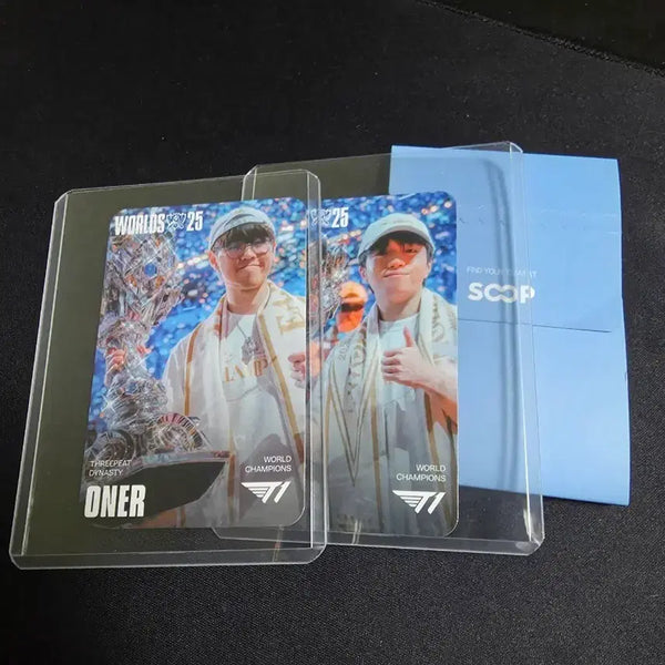 [BUNJANG] T1 Keria 2025 Worlds Champion Photocard Set (2 pcs) / 2025 T1 오너 케리아 챔피언 포토카드 2장