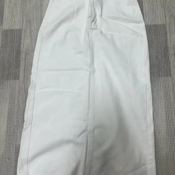 [BUNJANG] H-Line Long Denim Skirt White / H라인 롱 데님 스커트 화이트 (반값택포)