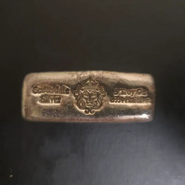 [BUNJANG] Scottsdale Mint 5 oz .999 Fine Silver Bar / 스콧데일 민트 5온스 순은 실버바 (.999 Fine Silver)