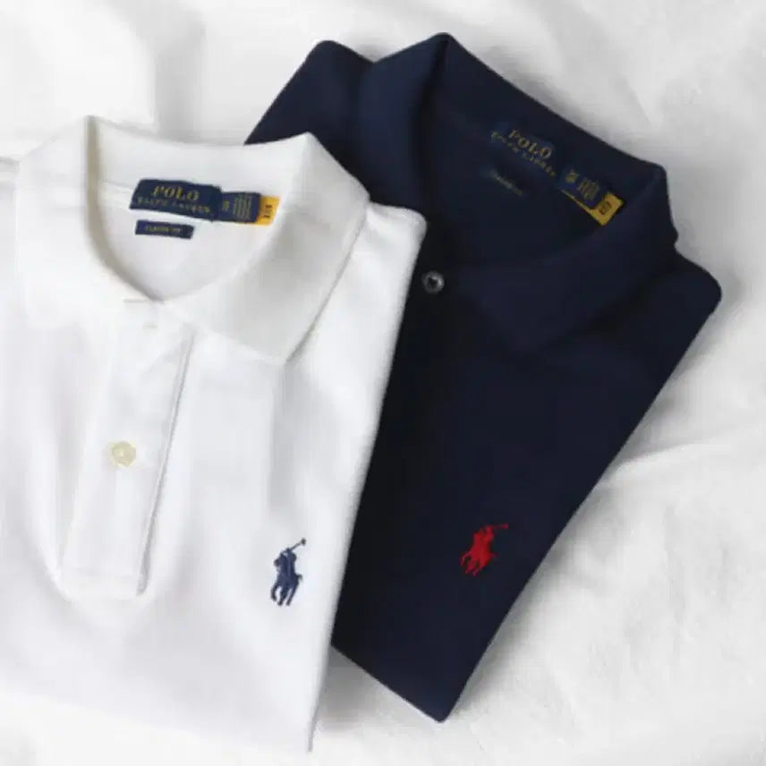 [BUNJANG] Polo Ralph Lauren Women's 2-Button Collar Short Sleeve Polo Shirt / 폴로 여성 2버튼 카라 반팔
