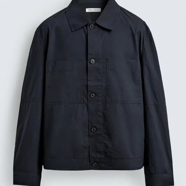 [BUNJANG] ZARA Regular Fit Poplin Overshirt (M) / ZARA 자라 레귤러핏 포플린 오버셔츠 M 26년 신상
