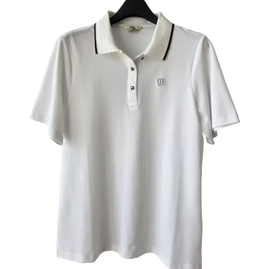 [BUNJANG] Wilson White Pique T-Shirt Size 95 / 95/윌슨 화이트 피케 티셔츠