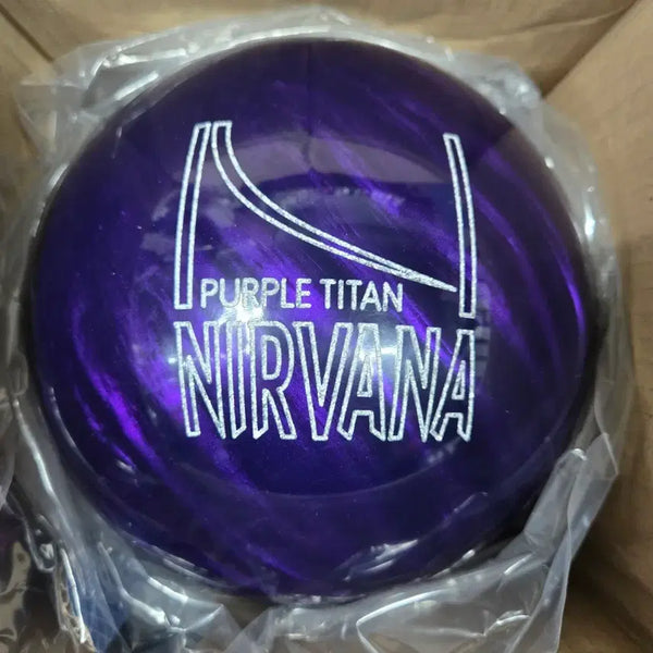 [BUNJANG] Brunswick Nirvana Purple Titan Bowling Ball / 택배무료 15.0파운드 공인구 브런스윅 너바나 퍼플 타이탄 새볼링공