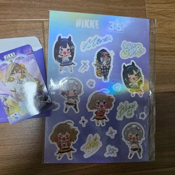 [BUNJANG] Niki 3.5 Anniversary Photocard Sticker Set / 니케 3.5주년 포토카드 스티커
