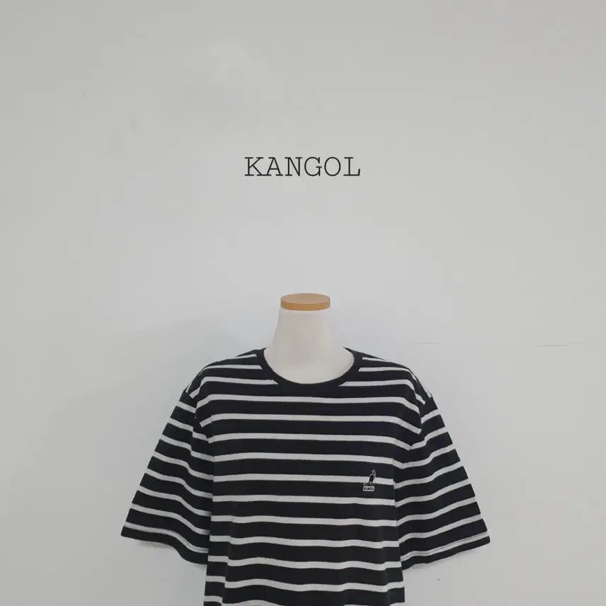 [BUNJANG] Kangol Stripe Short Sleeve T-Shirt XL / 세일)No.26072002 캉골 스트라이프 반팔 티셔츠