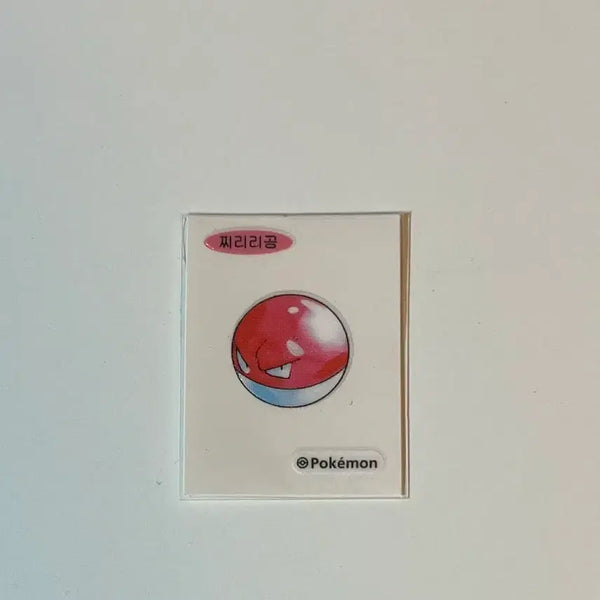 [BUNJANG] Pokemon 30th Anniversary Mini Sticker Sheet Joltik / 포켓몬 30주년 띠부띠부씰 찌리리공
