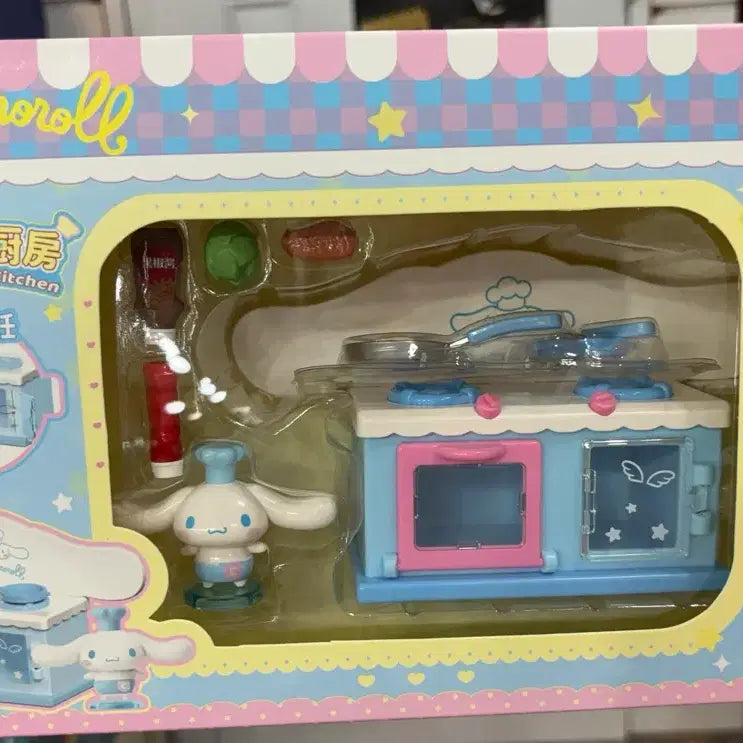 [BUNJANG] Cinnamoroll Happy Little Kitchen Play Set / 시나모롤 해피리틀키친 주방놀이 세트