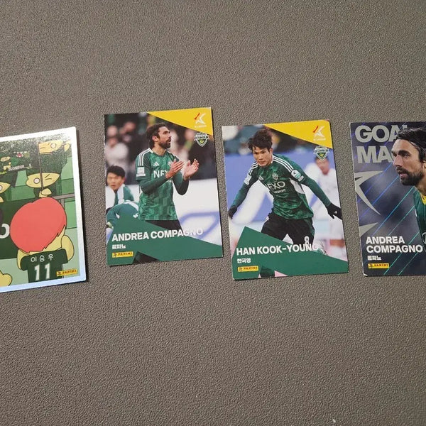 [BUNJANG] 2025 K League Panini Jeonbuk Hyundai Fanart Card - Compara, Han Kook Young / 2025 k리그 파니니 전북현대 팬아트 콤파뇨 한국영