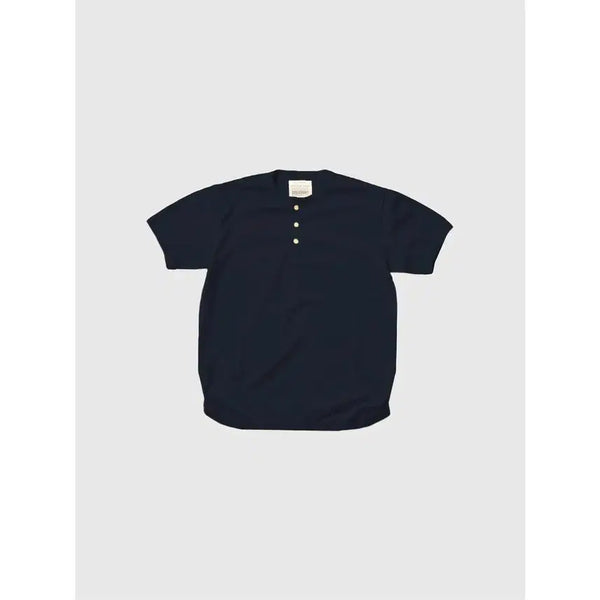 [BUNJANG] Fullcount Heavyweight Henly Neck Short Sleeve T-Shirt / 풀카운트 헤비웨이트 헨리넥 반팔티셔츠
