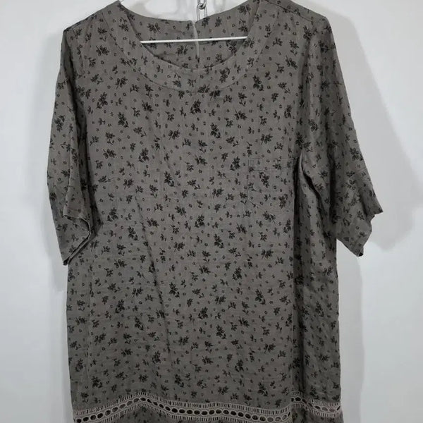 [BUNJANG] Floral Pattern Blouse / 여성 플로럴 패턴 블라우스
