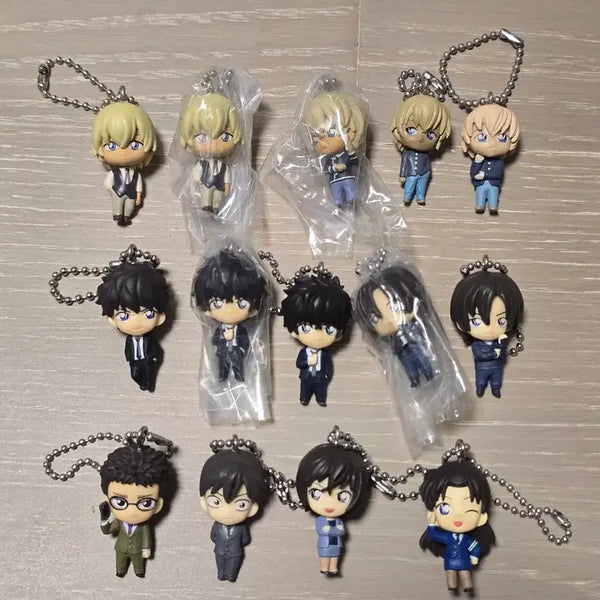 [BUNJANG] Detective Conan Swing Figure Keychains / 명탐정코난 스윙 피규어 키링 경찰동기조 공안대 마츠다 하기와라 아무로 카자미