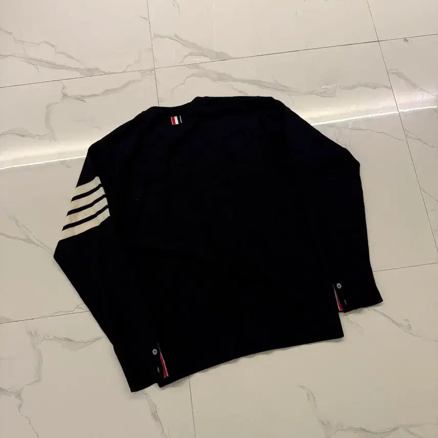 [BUNJANG] Thom Browne Fine Merino Wool Classic Stitch Cardigan / 톰브라운 파인 메리노 울 스티치 사선 클래식
