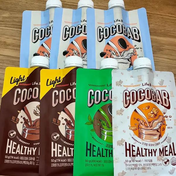[BUNJANG] COCOBAB Shake Bundle Set (7 Count) / 코코밥 쉐이크 총 7개 말차 토피넛 쿠앤크 초코라이트