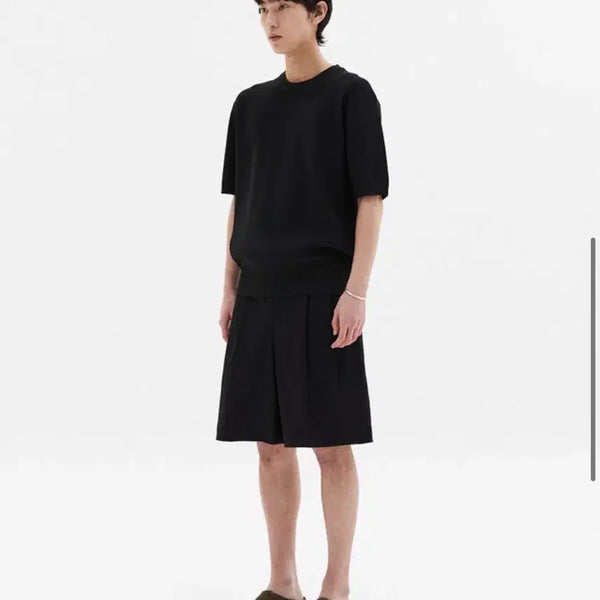 [BUNJANG] Lemande Bermuda Half Pants Black / [1] 르마드 버뮤다 하프팬츠 블랙