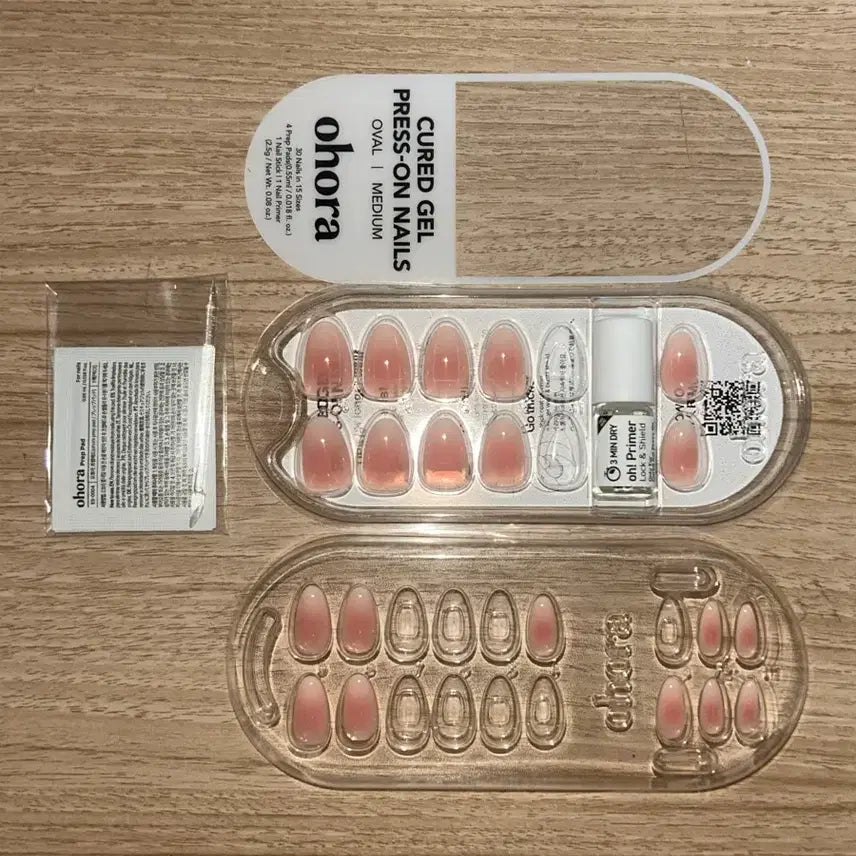 [BUNJANG] Ohhora Gel Nail Tips Medium Oval Shape / 오호라 젤네일팁