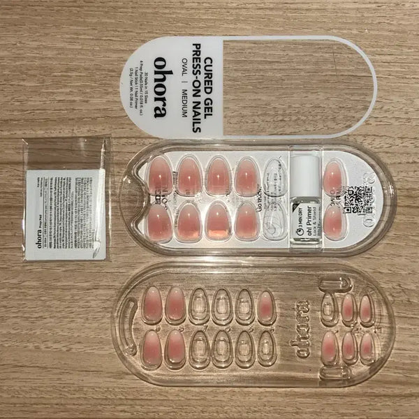 [BUNJANG] Ohhora Gel Nail Tips Medium Oval Shape / 오호라 젤네일팁