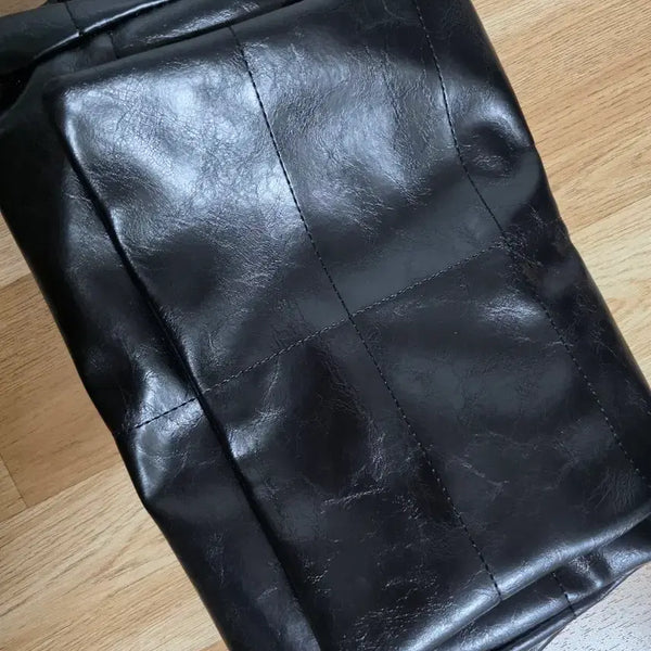 [BUNJANG] Black Quilted Chain Shoulder Bag / 블랙 숄더백