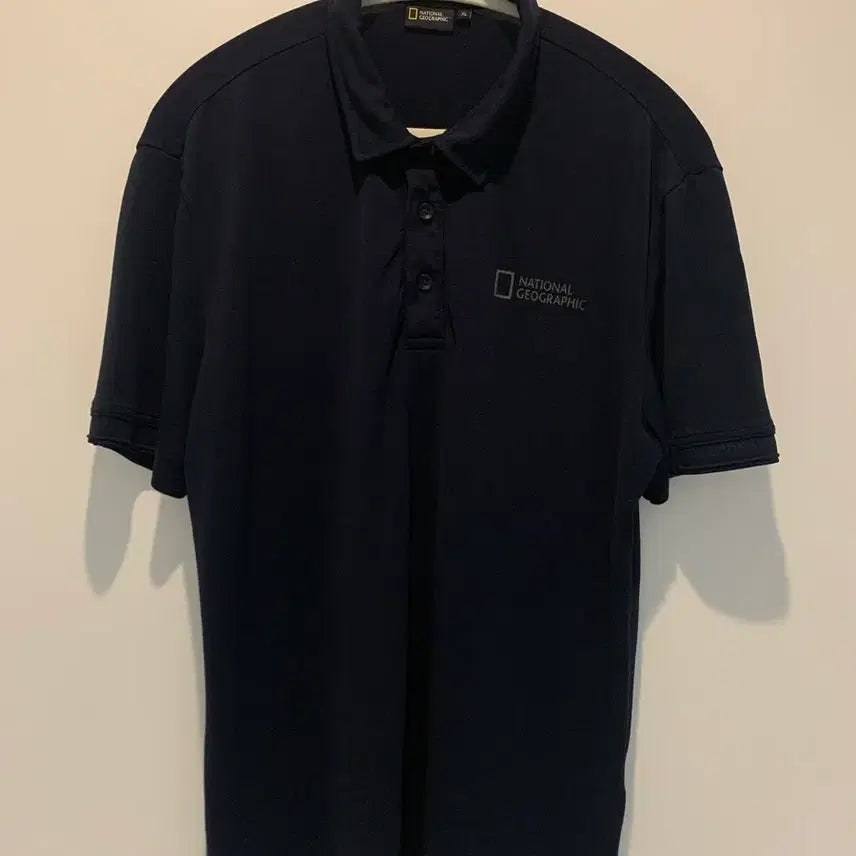 [BUNJANG] National Geographic Men's Navy Polo Shirt / 남성 내셔널지오그래픽 네이비 카라티