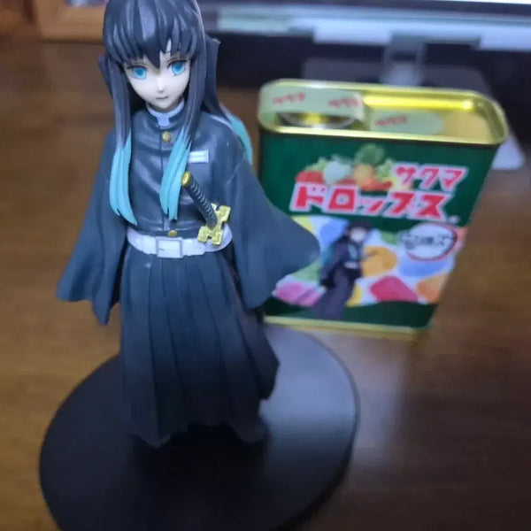 [BUNJANG] Demon Slayer Muichiro Tokito Figure Tin Case Candy / 귀멸의칼날 무이치로 피규어 틴케이스 사탕