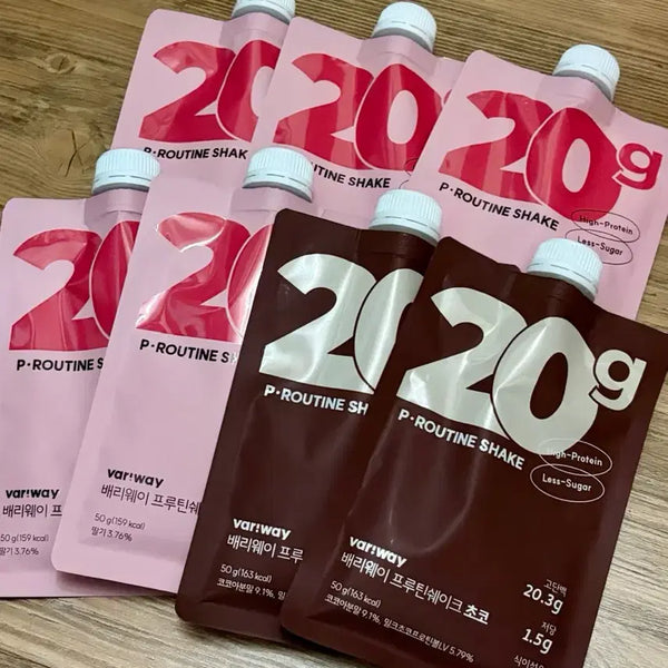 [BUNJANG] Barryway Fruity Shake (Strawberry & Chocolate) - Bundle Set / 배리웨이 총 7개 딸기 초코
