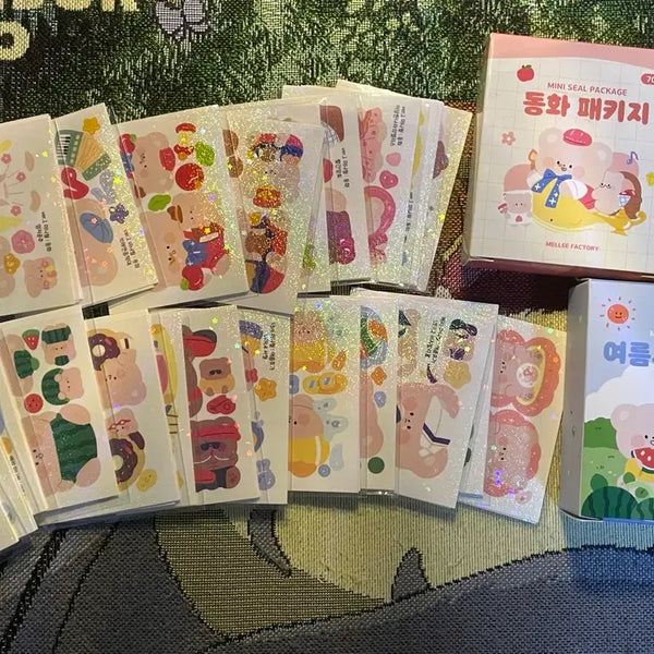 [BUNJANG] Melli Factory Mini Seal Sticker Pack / 씰스티커팩 판매