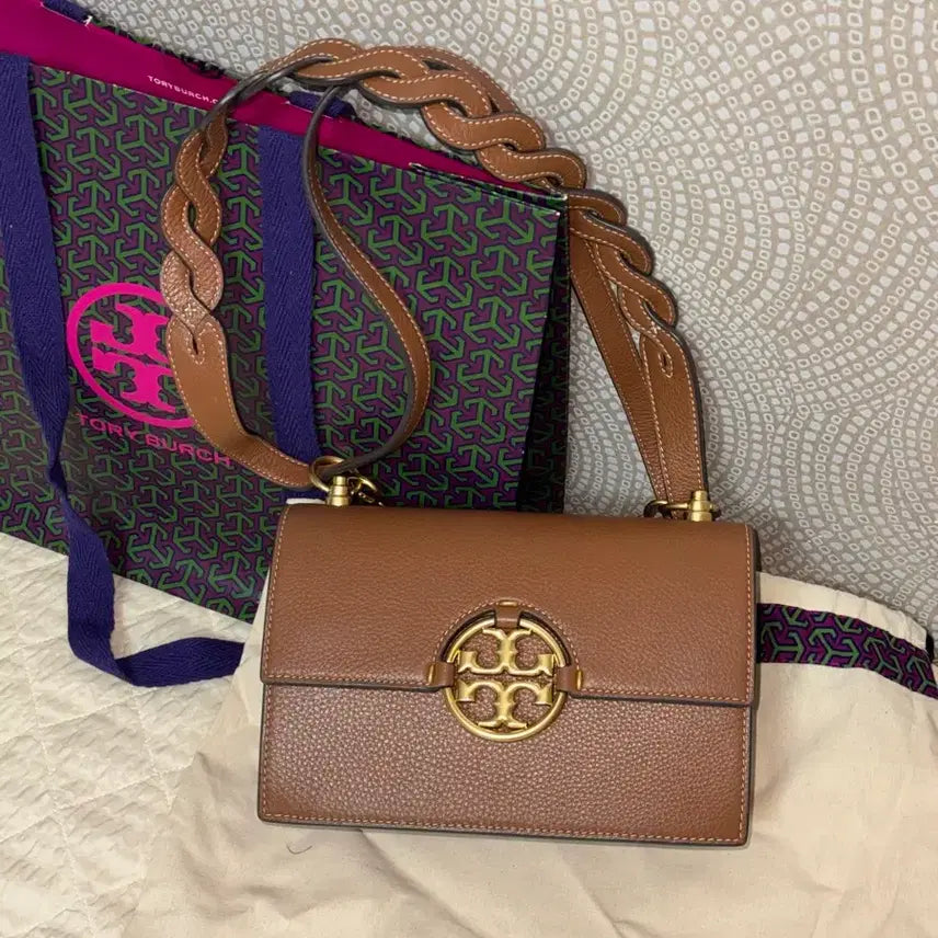 [BUNJANG] Tory Burch Miller Small Flap Shoulder Bag Light Umber / 토리버치 밀러 스몰 플랩 숄더백 라이트 엄버 가방
