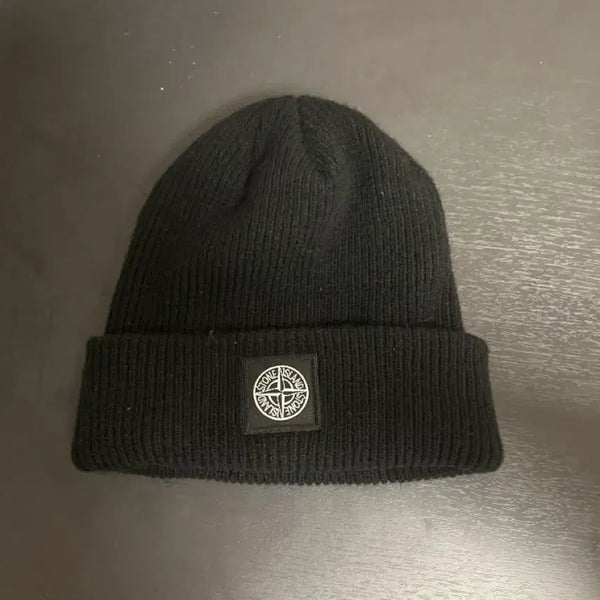 [BUNJANG] Stone Island Black Beanie / 스톤 비니