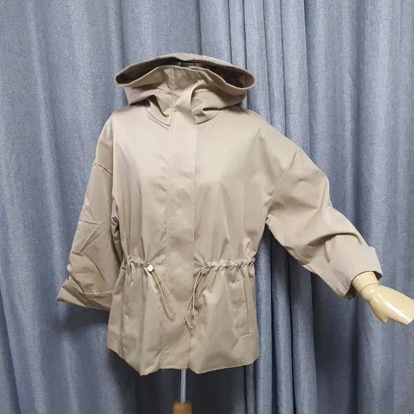 [BUNJANG] Stopper Beige Hooded Jacket / 스토퍼 베이지 후드자켓