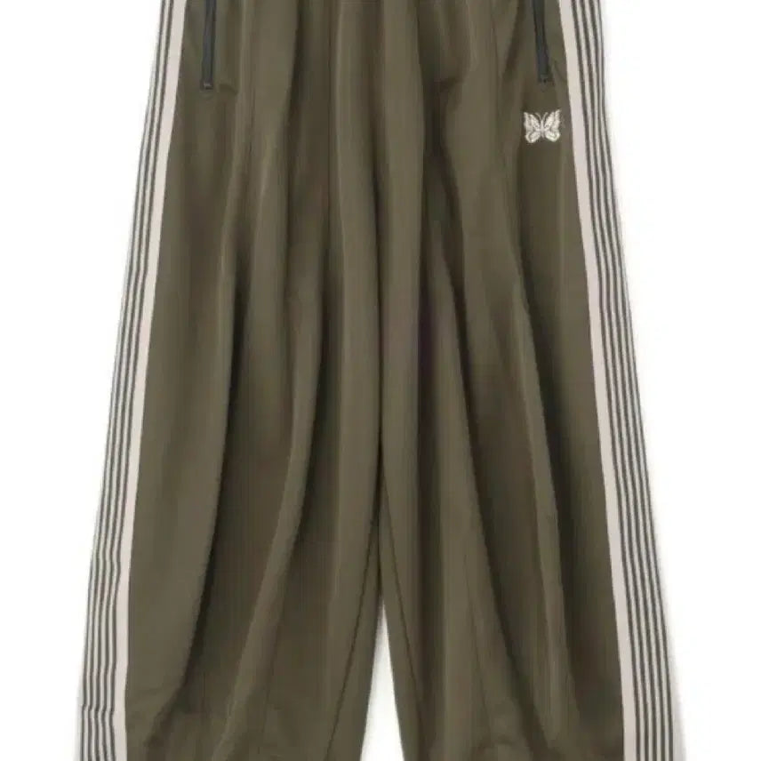 [BUNJANG] Needles B2nd HD Track Pants Khaki Special Order M / (레어매물) 니들스 b2nd hd 트랙팬츠 카키 별주