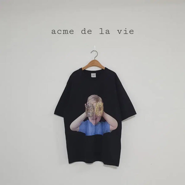 [BUNJANG] Acme de la vie Babyface Black T-Shirt / No.26072101 아크메드라비 베이비페이스 블랙반팔