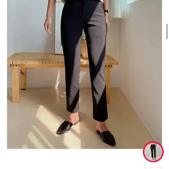 [BUNJANG] Marid Double Buckle Slacks Pants (Pink, New) / 마리드 슬랙스 팬츠(핑크.새상품)