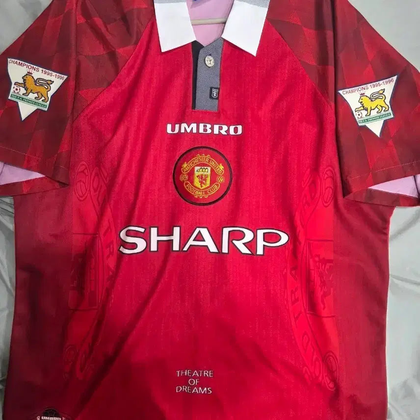 [BUNJANG] Manchester United David Beckham 1996-1998 Home Jersey with Champions League Patch / 96-98 맨유 베컴 유니폼